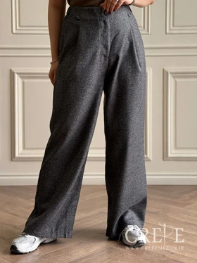 شلوار نیمبگ پشت کش پیله دار قد 107