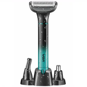 ماشین اصلاح بدن سه کاره وی جی آر VGR مدل V-625 ضد آب شارژی