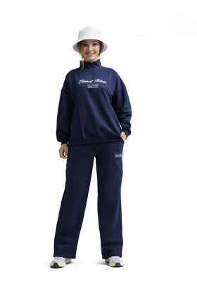 ست بلوز نیم زیپ و شلوار/کد:100883