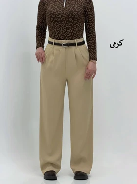 3816-شلوار کرپ واید کد 330