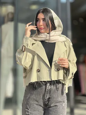 ترنچ کت کراپ کد 676