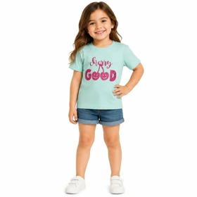 تیشرت نخ پنبه دخترانه بچگانه کوتون Koton kids