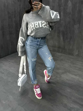 شلوار جین مام