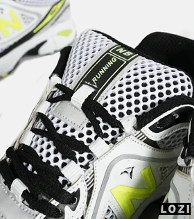 کفش کتانی مردانه و زنانه سفید مشکی لیمویی NEW BALANCE 1064 V.2