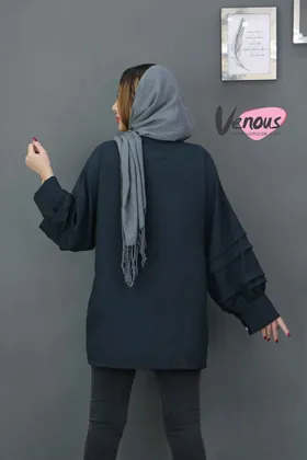 مانتو چین‌دار دوجیب