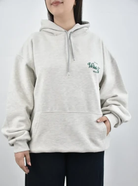 هودی سه نخ داخل کرکی یونیسکس ضخیم white