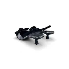 کفش مجلسی زنانه پاشنه‌دار مدل sandal valentino - 0092