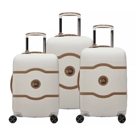 چمدان اورجینال دلسی مدل DELSEY PARIS - Chatelet Air سری سه عددی (بژ-کرم)