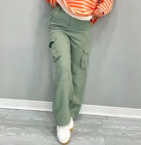 شلوار بگ کتان