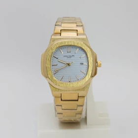 ساعت مچی مردانه پتک فیلیپ ناتیلوس Patek Philippe Nautlus طرح اتوماتیک موتور نما