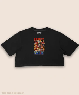 کراپ زنانه طرح وان پیس کد 911