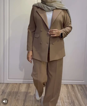 کت کرپ مازراتی شکلاتی کد 1002