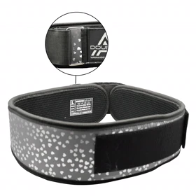 کمربند بدنسازی زنانه دبل ای مدل Heart-404H1176 چسبی طوسی روشن