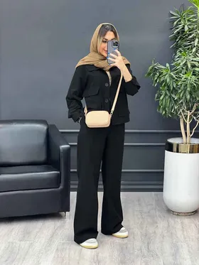 ست مانتو و شلوار افرا