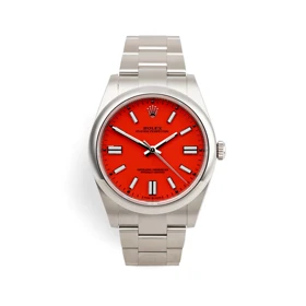 ساعت رولکس مردانه اویستر پرپچوال قرمز Rolex-4121-G