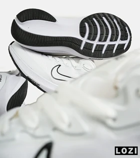 کفش کتانی مردانه و زنانه سفید نایک NIKE air zoom