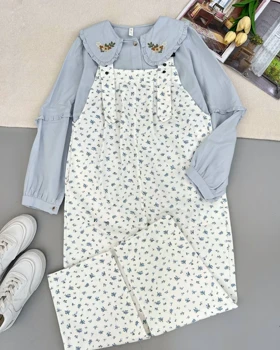 سرهمی کتان گل ریز کد 4980