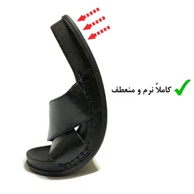 صندل مردانه نیکتا مدل 119-11 کد RS-BK-051