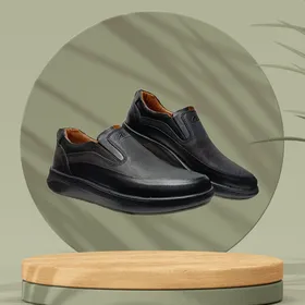 کفش روزمره طبی مردانه فول ارتوپدیک تمام چرم طبیعی