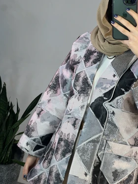 مانتو کتی ژاکارد