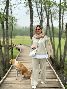 ست مانتو شلوار بگ