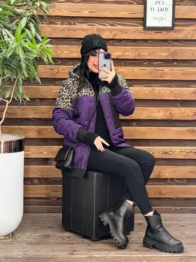 کاپشن بالا پلنگی