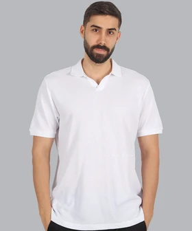 تیشرت یقه شکاری مردانه 0560