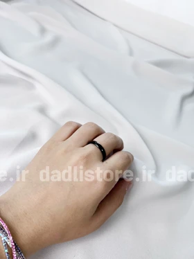 رینگ ساده مشکی