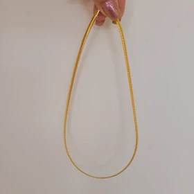 گردنبند چوکر (طوق) گردن مدل ماری طلا یی