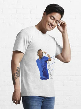 تیشرت ورزشی چلسی | تیشرت Chelsea F.C طرح The King of Chelsea - Didier Drogba کد 147329