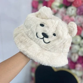 کلاه باکت وارداتی تدی - خرس گوشدار