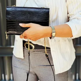 کیف چرم دوشی زنانه CODE:675/4