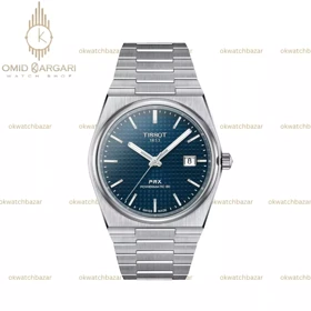 ساعت مچی تیسو پیاریکس صفحه سرمه ای طرحدار Tissot PRX