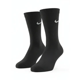 جوراب ساق بلند مشکی طرح نایک