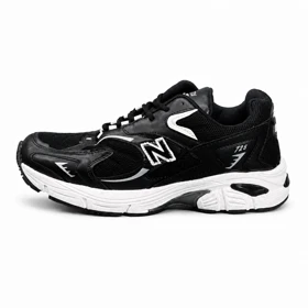 کفش کتانی مردانه وبزرگ پا مدل نیوبالانس 725 مشکی سفید New Balance