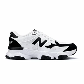 کفش کتانی نیوبالانس 9060 اقتصادی سفید مشکی کد 295207