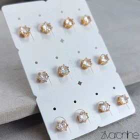 گوشواره مدل گل گوش برند سی ام 20122