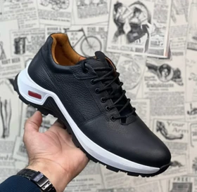 کفش چرم کلارک بندی هورش کت