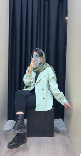 بارانی زنانه مدل آستین کش قد 70