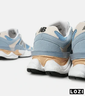 کفش کتانی مردانه و زنانه آبی کرم NEW BALANCE 9060