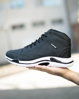 کفش ساق‌دار Balenciaga مدل Hoka (مشکی)