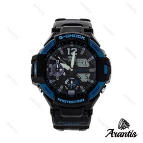 ساعت جیشاک GA-1100 مردانه آبی مشکی m-4656
