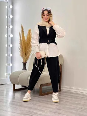 ست سه تکه جلیقه و شلوار
