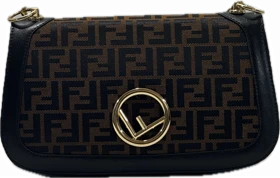 کیف دخترانه مدل هلین طرح FENDI شیک و فانتزی با یراق ثابت کد 104