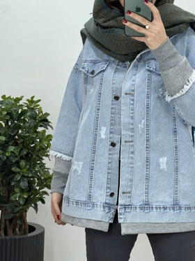 کت جین کلاهدار درین 2 با ارسال رایگان