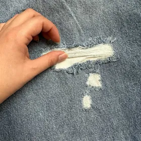 شلوار جین بگ زاپ‌دار