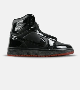 کفش کتانی بزرگ پا ساق‌دار مشکی NIKE AIR Jordan 1 مدل 8649