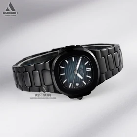 ساعت پتک فیلیپ بند مشکی Patek Philippe Nautilus 751