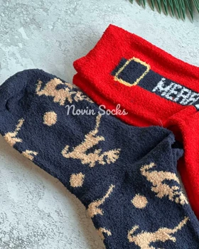 جوراب ساق‌دار حوله ای بابانوئل