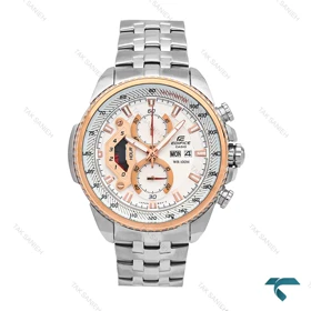 ساعت مچی ادیفایس Ef558 کاسیو رزگلد نقره ای Casio-6180-G